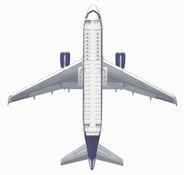 A319 Sitzplan