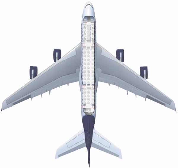 A380-800 Upper Deck